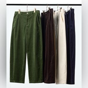 Women Corduroy Curve Pants
